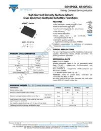 SS10P3CLHM3/86A Datasheet Cover