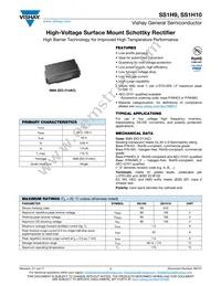 SS1H9HE3_A/I Datasheet Cover