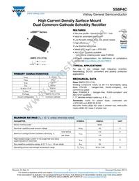 SS6P4CHM3/86A Datasheet Cover