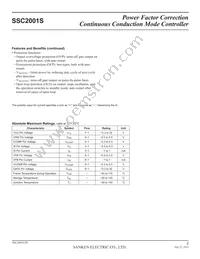 SSC2001S Datasheet Page 2