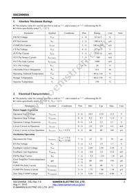 SSC2006SA Datasheet Page 3