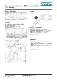 SSC2101S Datasheet Cover