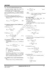 SSC2101S Datasheet Page 17