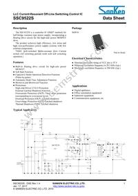 SSC9522S Datasheet Cover
