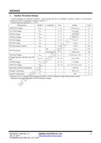 SSC9522S Datasheet Page 3