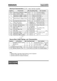 SSD2025TF Datasheet Page 2