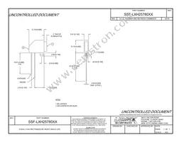 SSF-LXH25780SRD Datasheet Cover