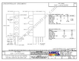 SSF-LXH475SRC Datasheet Cover