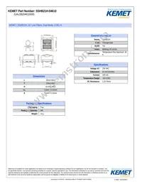 SSHB21H-04610 Datasheet Cover