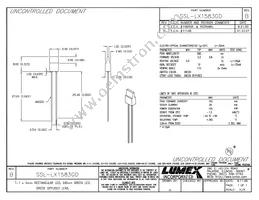 SSL-LX1583GD Datasheet Cover