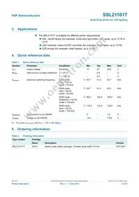 SSL21101T/1 Datasheet Page 2