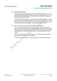 SSL5021BTS/1X Datasheet Page 9