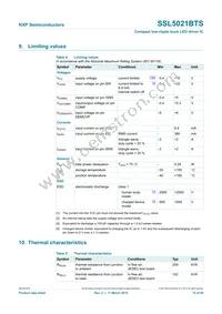 SSL5021BTS/1X Datasheet Page 10