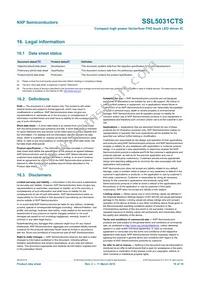 SSL5031CTS/1X Datasheet Page 16