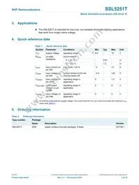 SSL5251T/1J Datasheet Page 2