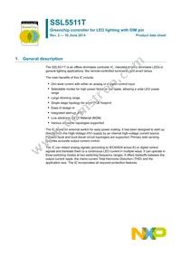 SSL5511T/1J Datasheet Cover