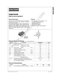 SSM1N45BTF Datasheet Cover