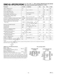 SSM2142SZ-REEL Datasheet Page 2