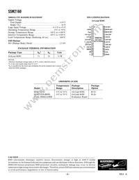 SSM2160SZ-REEL Datasheet Page 4
