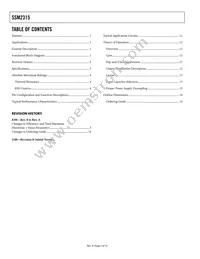SSM2315CBZ-REEL7 Datasheet Page 2