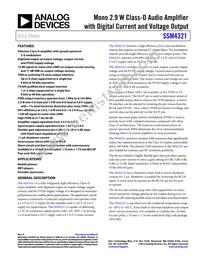 SSM4321ACBZ-R7 Datasheet Cover