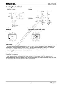 SSM6J53FE(TE85L Datasheet Page 2