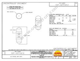 SSP-02TFS912 Datasheet Cover