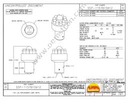 SSP-1157B15912 Datasheet Cover