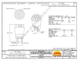 SSP-3157WB7U12 Datasheet Cover