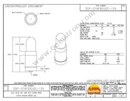 SSP-D19F9SUGC-12V Datasheet Cover