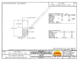 SSP-D29E10SYC-12V Datasheet Cover