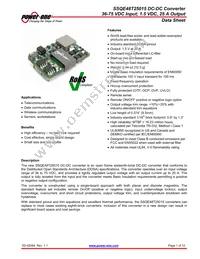 SSQE48T25015-NAB0G Datasheet Cover