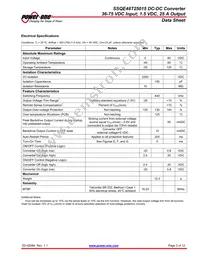 SSQE48T25015-NAB0G Datasheet Page 2