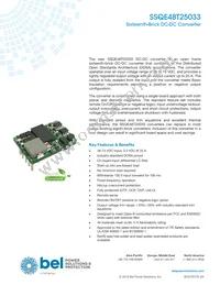 SSQE48T25033-PAAN Datasheet Cover