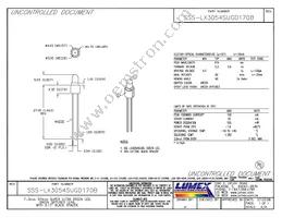 SSS-LX3054SUGD170B Datasheet Cover