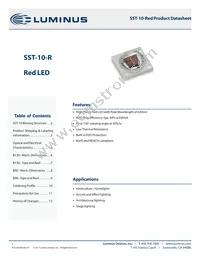 SST-10-R-B90-G630 Datasheet Cover