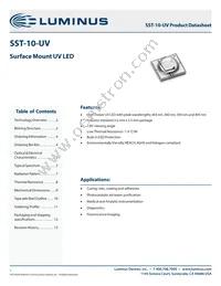SST-10-UV-A130-F365-00 Datasheet Cover