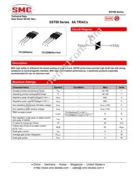 SST08A-800BW Datasheet Cover