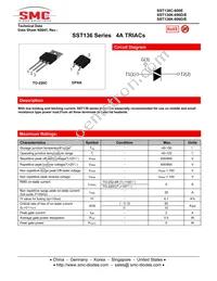 SST136K-600D Datasheet Cover