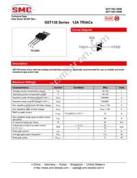 SST138C-800E Datasheet Cover