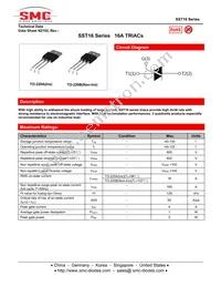 SST16A-800CW Datasheet Cover