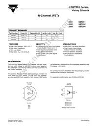 SST201-T1-E3 Datasheet Cover