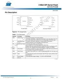 SST25VF040B-80-4I-S2AE-T Datasheet Page 4
