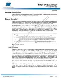 SST25VF040B-80-4I-S2AE-T Datasheet Page 5