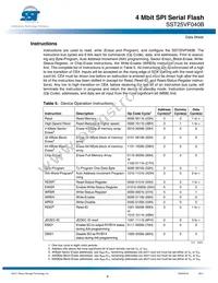 SST25VF040B-80-4I-S2AE-T Datasheet Page 9