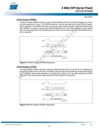 SST25VF040B-80-4I-S2AE-T Datasheet Page 18
