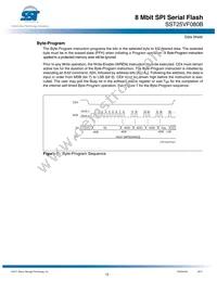 SST25VF080B-80-4I-SAE Datasheet Page 12