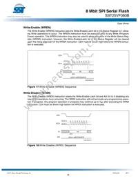 SST25VF080B-80-4I-SAE Datasheet Page 19