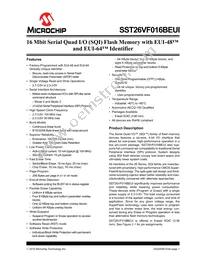 SST26VF016BEUI-104I/SN Datasheet Cover