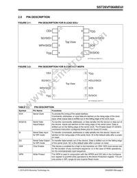 SST26VF064BEUIT-104I/MF Datasheet Page 4